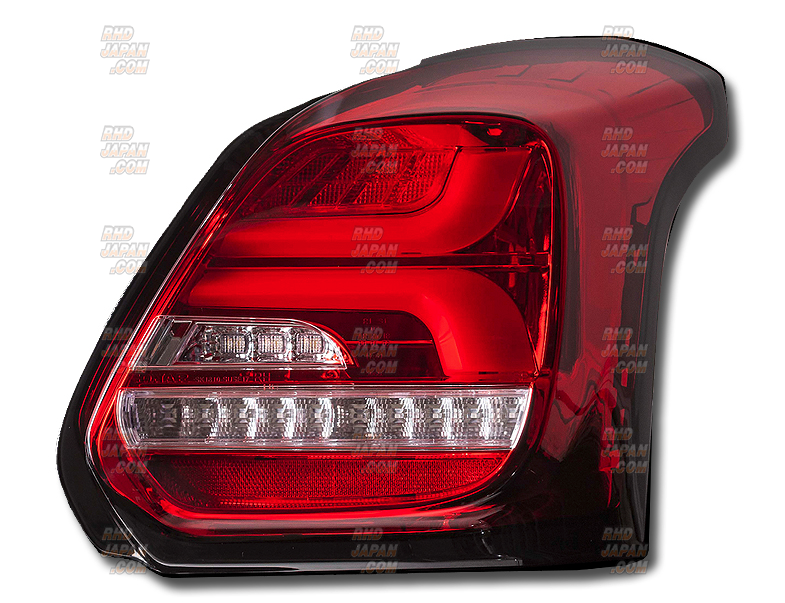 Valenti Jewel LED Tail Lamp Revo Set Red Lens / Chrome - Swift